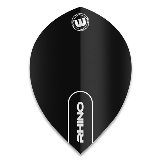 Winmau Flights – Rhino Extra Thick – Pear – Black