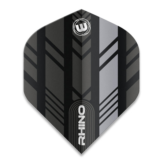 Winmau Flights – Rhino Extra Thick – Black & Grey