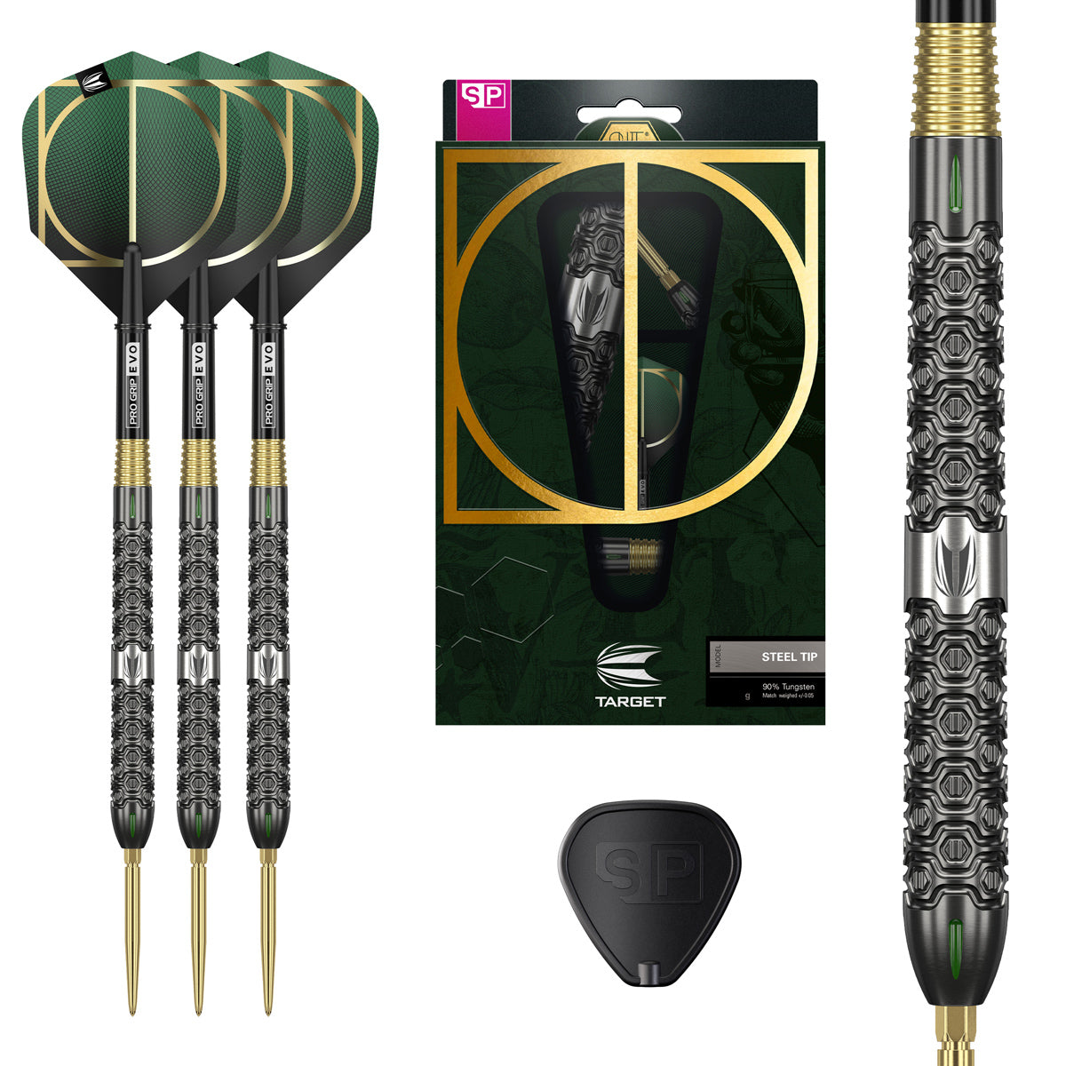 Target Cult SP03 90% Tungsten Swiss Point Steel Tip Darts