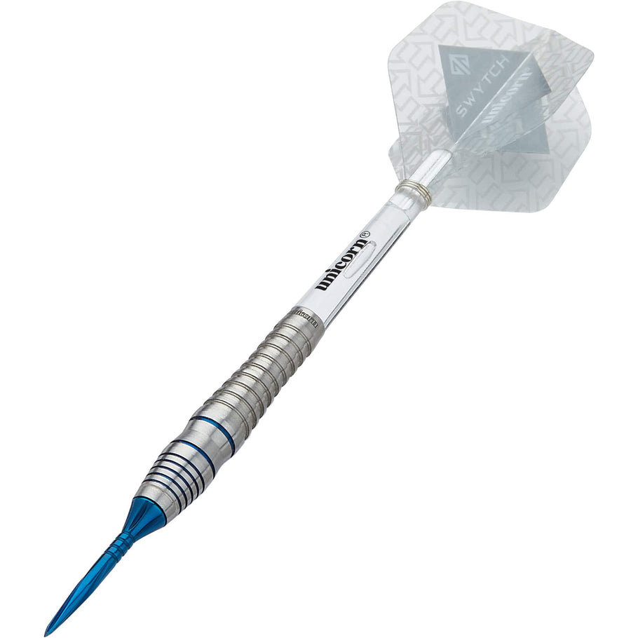 Swytch Blue 80% Tungsten Steel Tip Darts by Unicorn