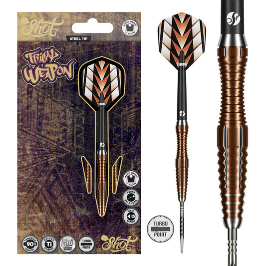Shot Tribal Weapon 1 Series Turbo Point 90 % Tungsten Steel Tip Darts