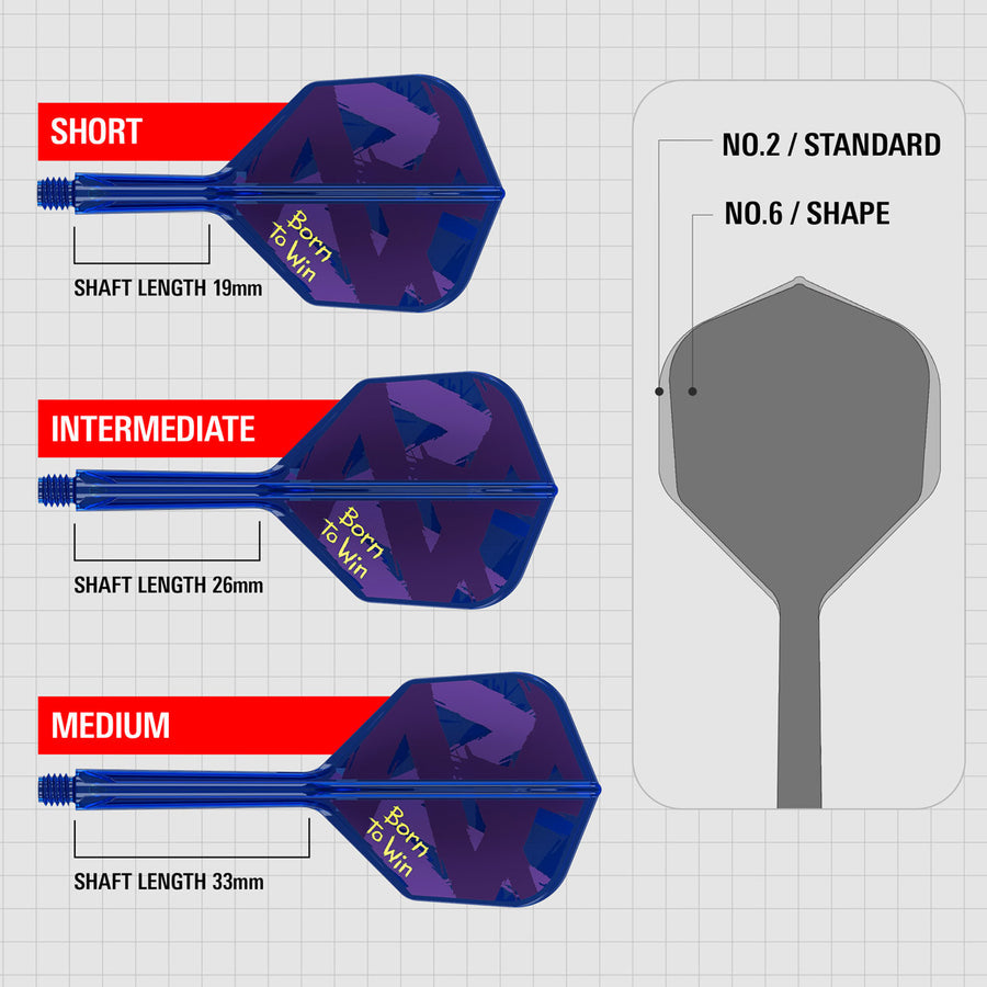Target Luke Littler World Champion 2026 K-Flex Integrated Flights & Shafts TSS26