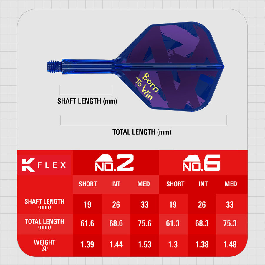 Target Luke Littler World Champion 2026 K-Flex Integrated Flights & Shafts TSS26