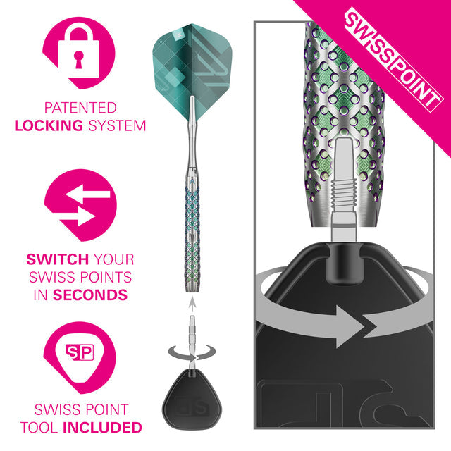 Target Rove 03 90% Tungsten SP Steel Tip Darts