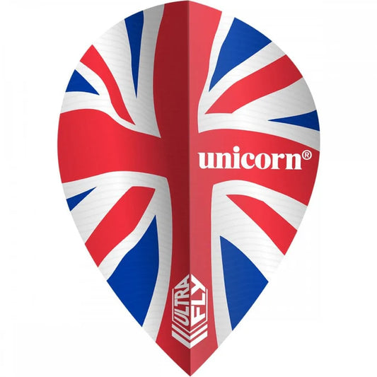 Unicorn Ultrafly Darts Flights Union Jack Pear