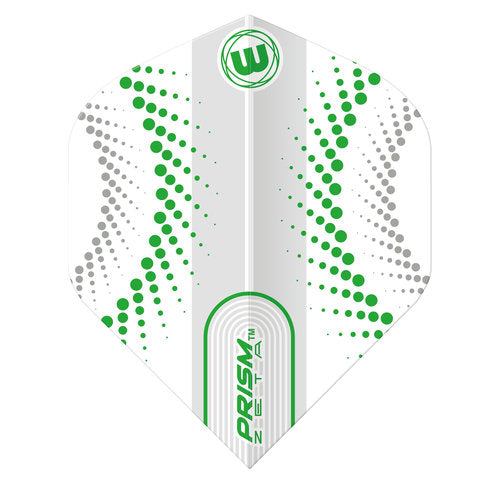 Winmau Prism Zeta White & Green Dart Flights